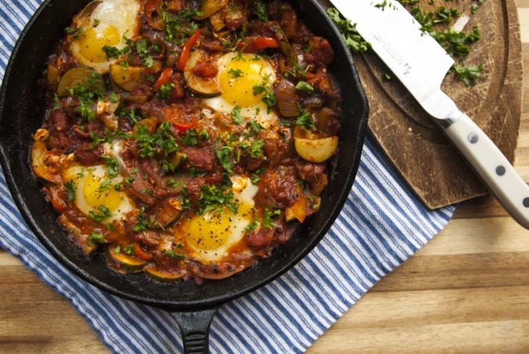 Easy Shakshuka Recipe for Breakfast | The Seasonal Junkie