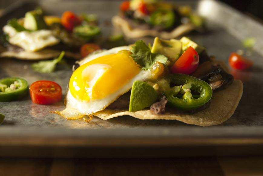 Breakfast Tostadas- The Seasonal Junkie