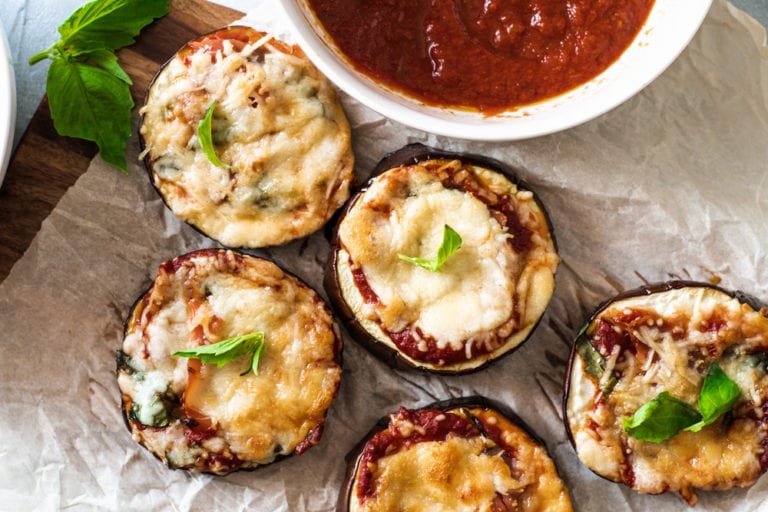 You Want This Low Carb Eggplant Pizza Recipe » The Seasonal Junkie